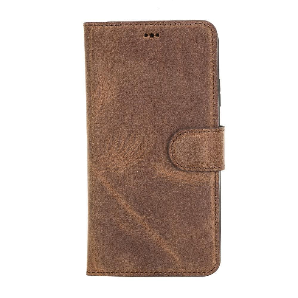 Magic iPhone 11 Detachable Genuine Leather Wallet Case