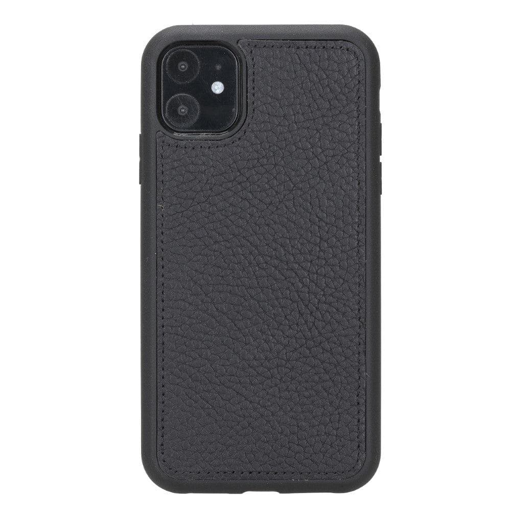 Magic iPhone 12 / 12 Pro Detachable Genuine Leather Wallet Case