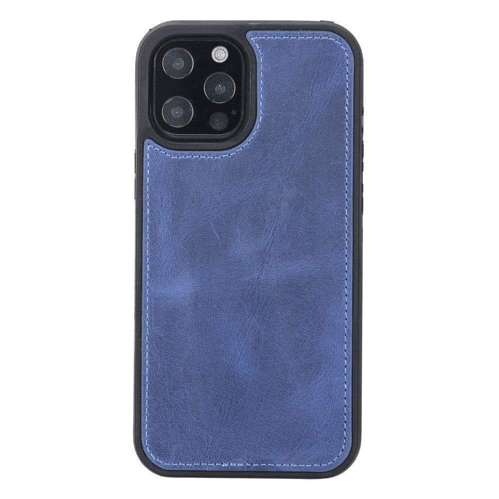 Magic iPhone 12 Pro Max Çıkarılabilir Hakiki Deri Cüzdan Kılıf