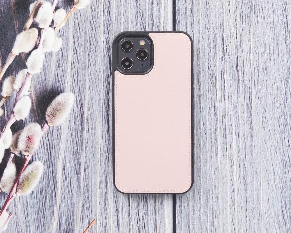 Magic iPhone 12 / 12 Pro Detachable Genuine Leather Wallet Case