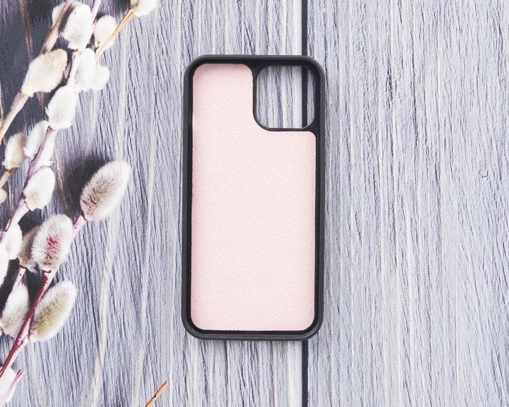 Magic iPhone 12 Mini Çıkarılabilir Hakiki Deri Cüzdan Kılıf