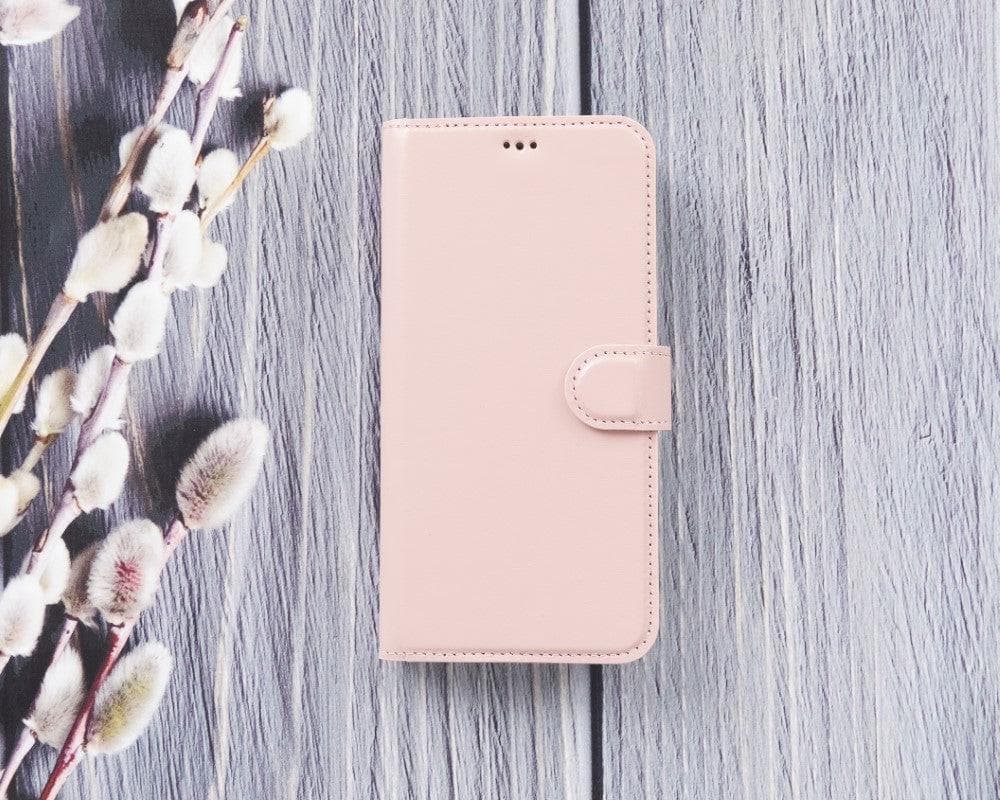 Magic iPhone 12 / 12 Pro Detachable Genuine Leather Wallet Case