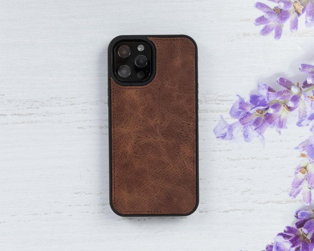 Magic iPhone 12 Mini Çıkarılabilir Hakiki Deri Cüzdan Kılıf