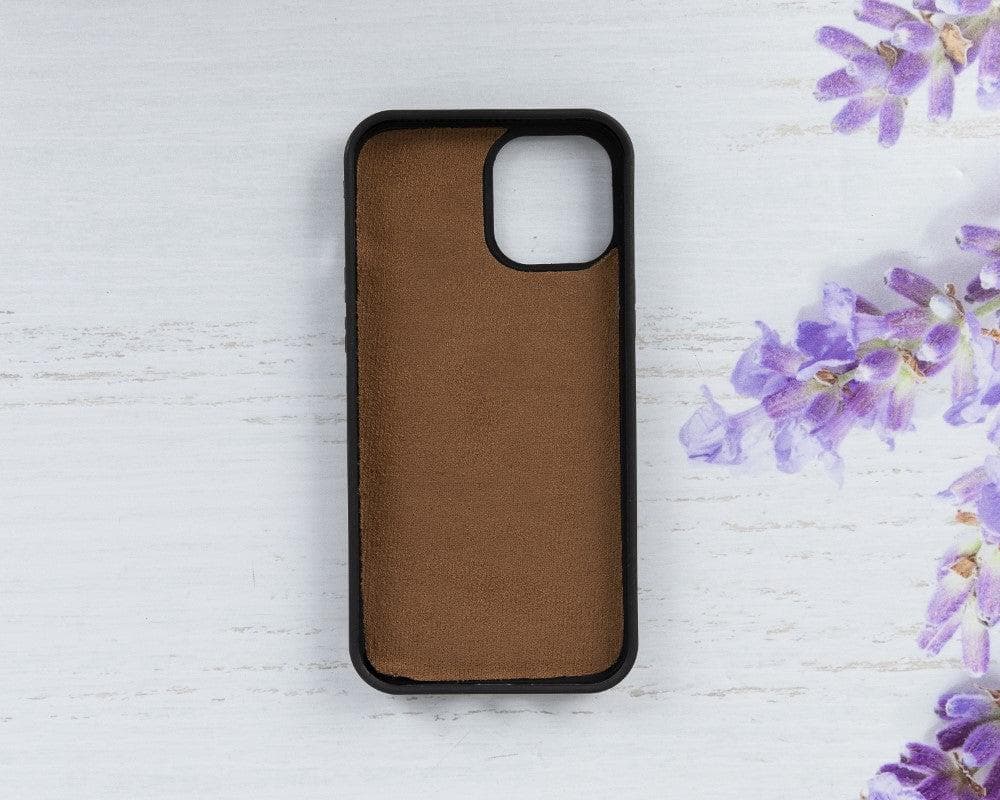 Magic iPhone 12 Mini Çıkarılabilir Hakiki Deri Cüzdan Kılıf
