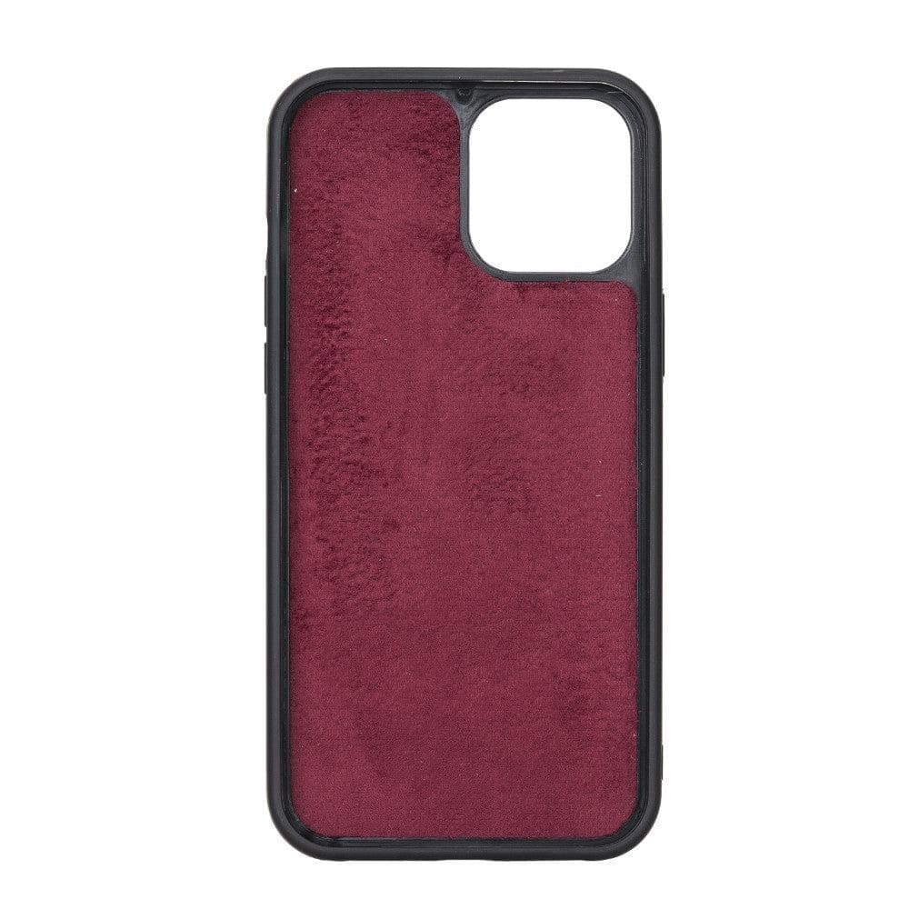 Magic iPhone 12 Mini Çıkarılabilir Hakiki Deri Cüzdan Kılıf