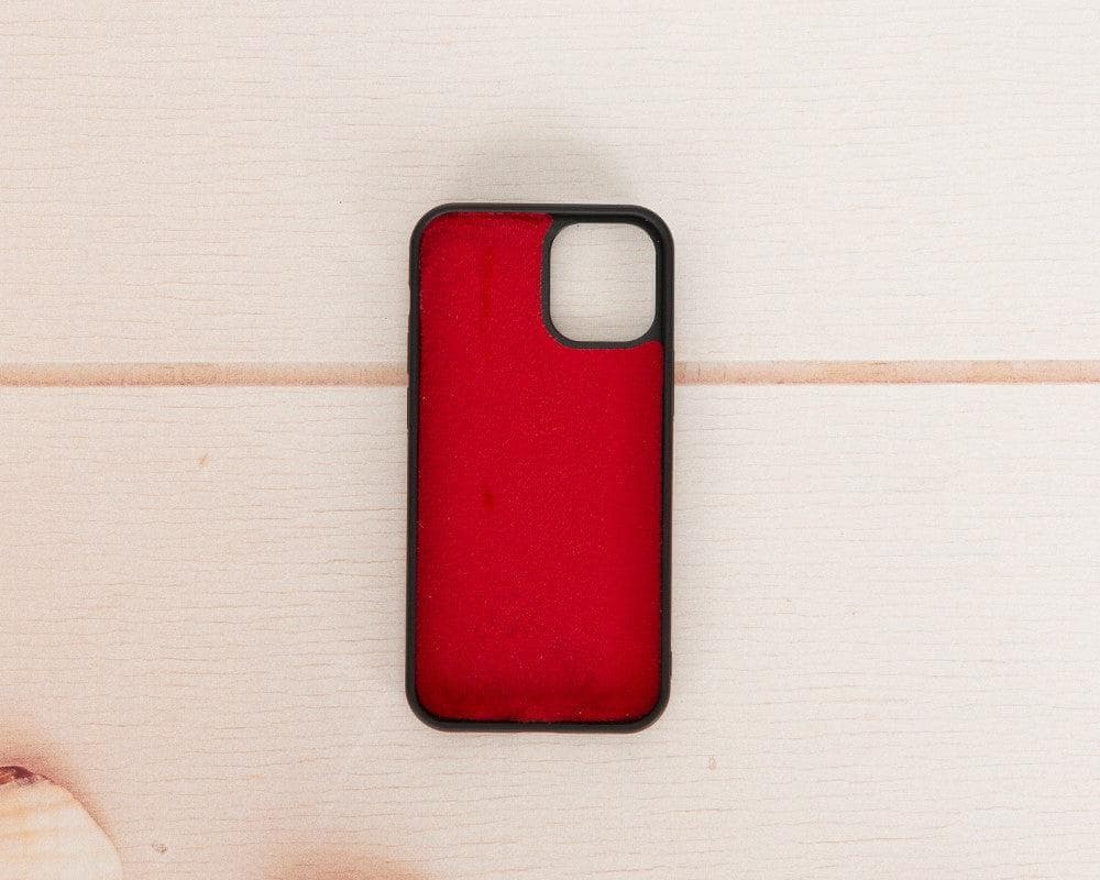 Magic iPhone 12 Mini Çıkarılabilir Hakiki Deri Cüzdan Kılıf