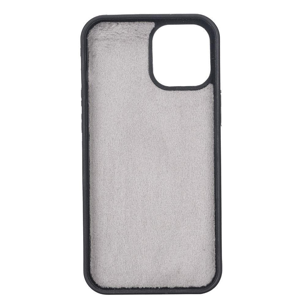 Magic iPhone 12 Mini Çıkarılabilir Hakiki Deri Cüzdan Kılıf