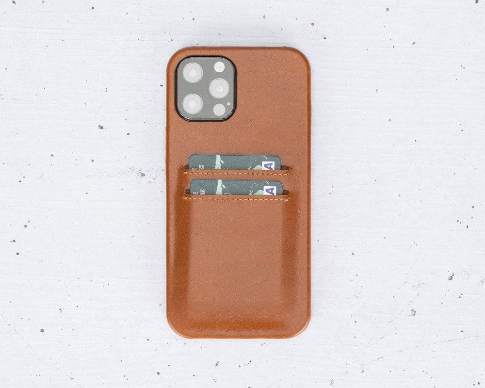 Ultra Cover iPhone 12 Pro Max Leather Case with Card Holder - saracleather