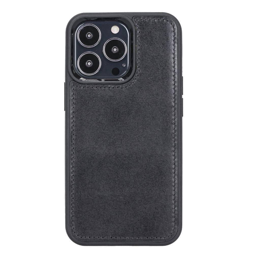 Magic iPhone 13 Pro Genuine Leather Detachable Wallet Case