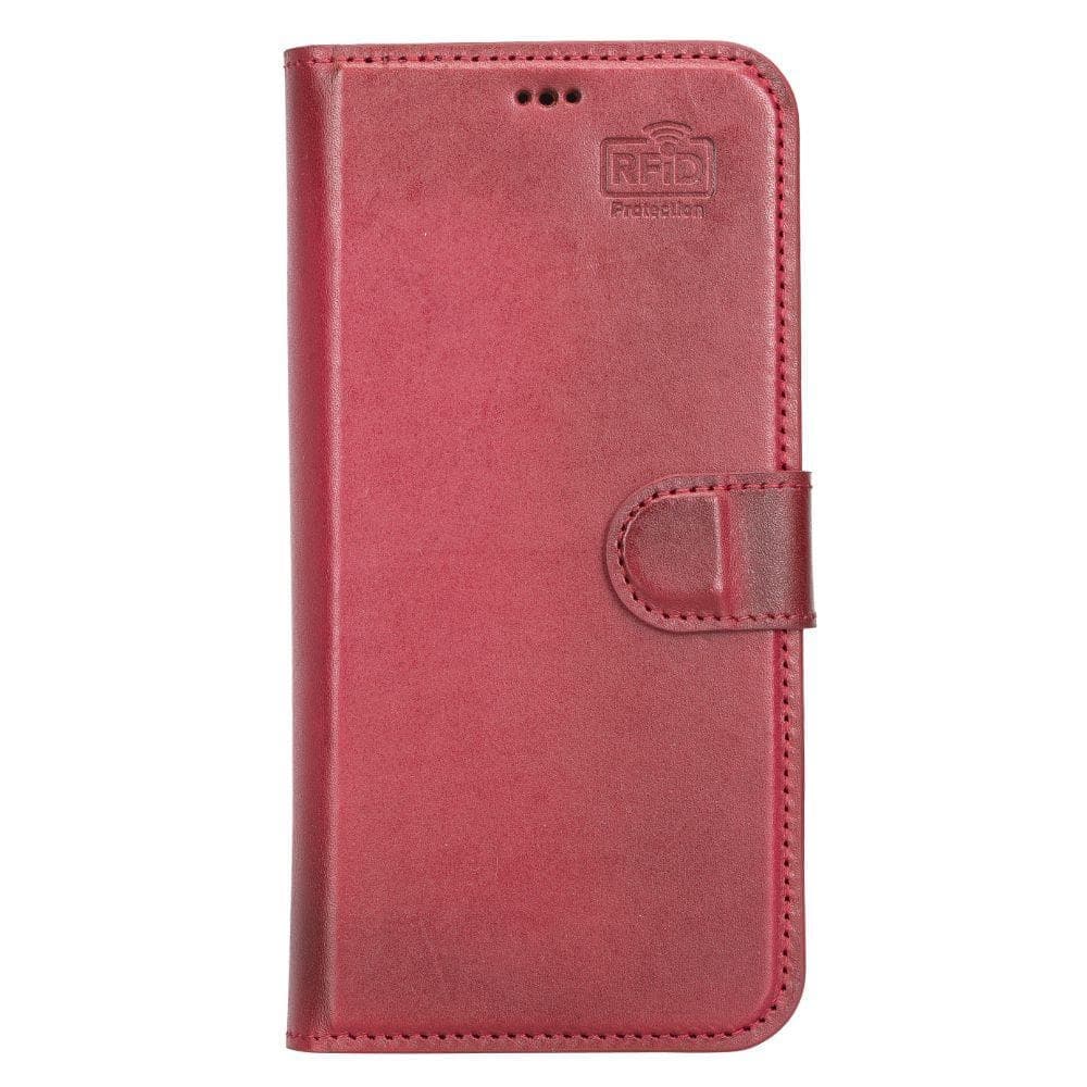 Magic iPhone 13 Pro Genuine Leather Detachable Wallet Case