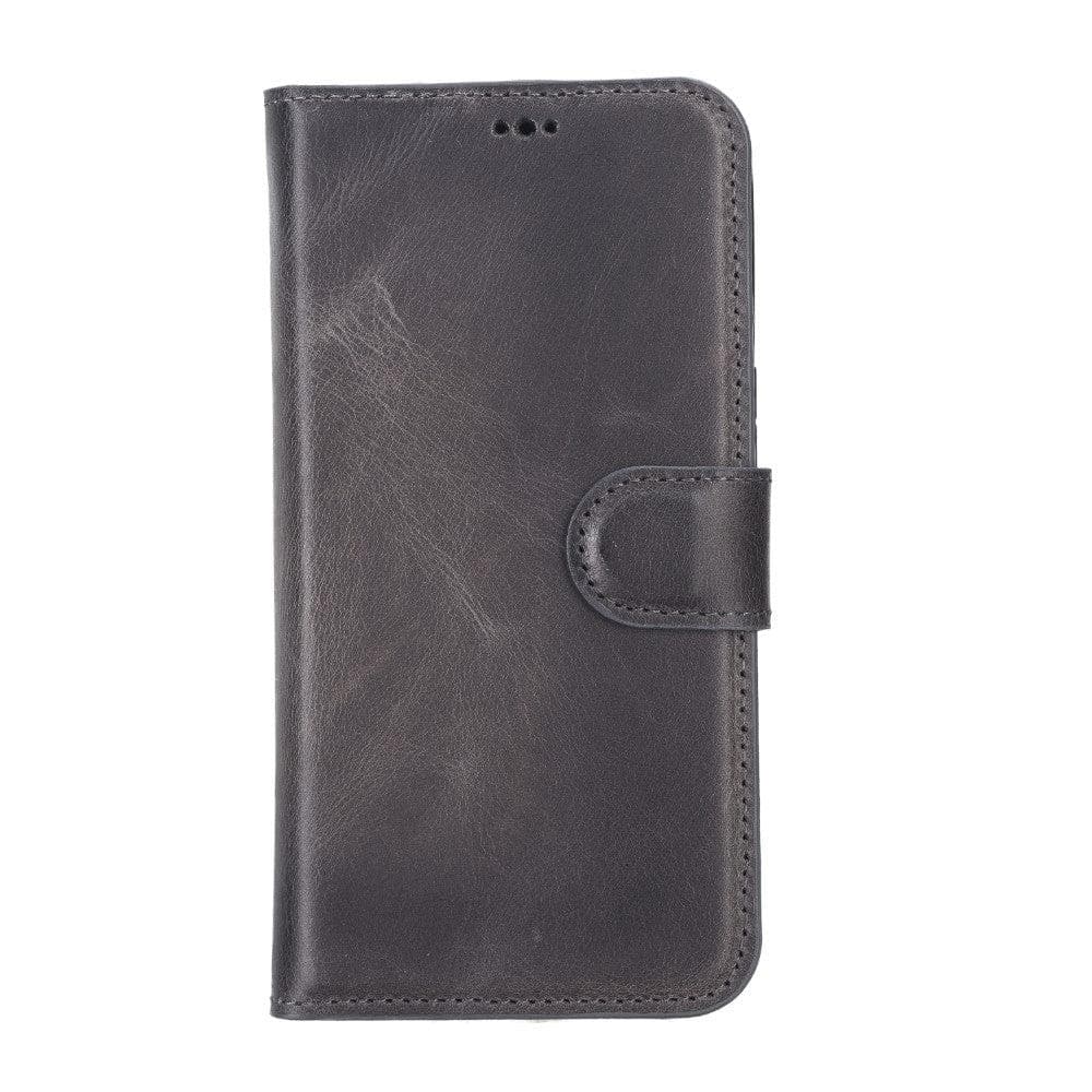 Magic iPhone 13 Pro Genuine Leather Detachable Wallet Case