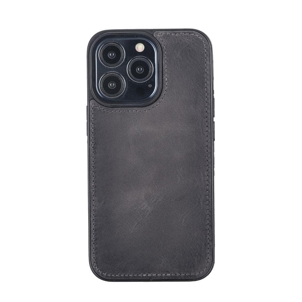 Magic iPhone 13 Pro Genuine Leather Detachable Wallet Case