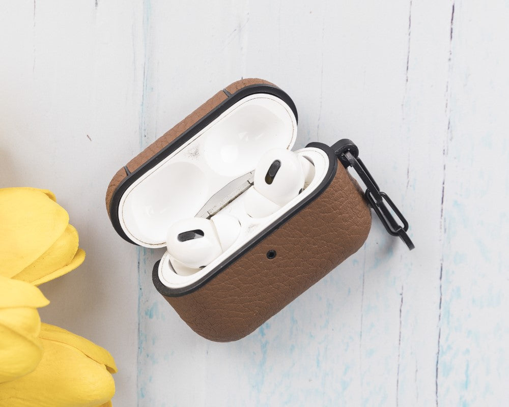 Juni Genuine Leather AirPods Pro 1 and AirPods Pro 2 Case