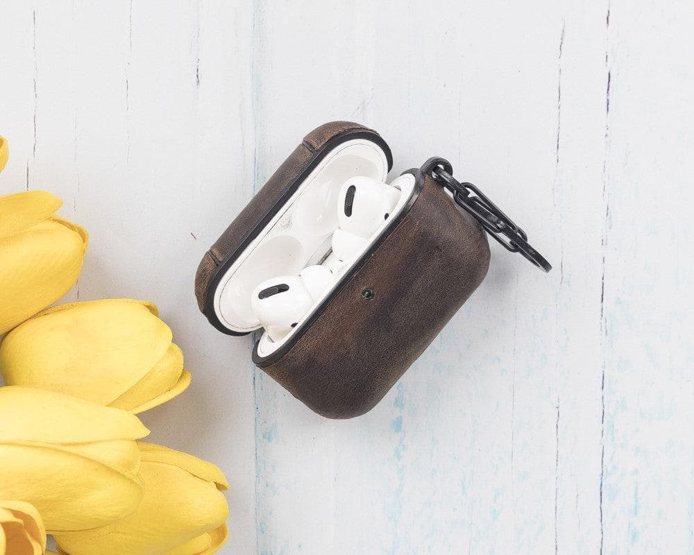 Juni Genuine Leather AirPods Pro 1 and AirPods Pro 2 Case