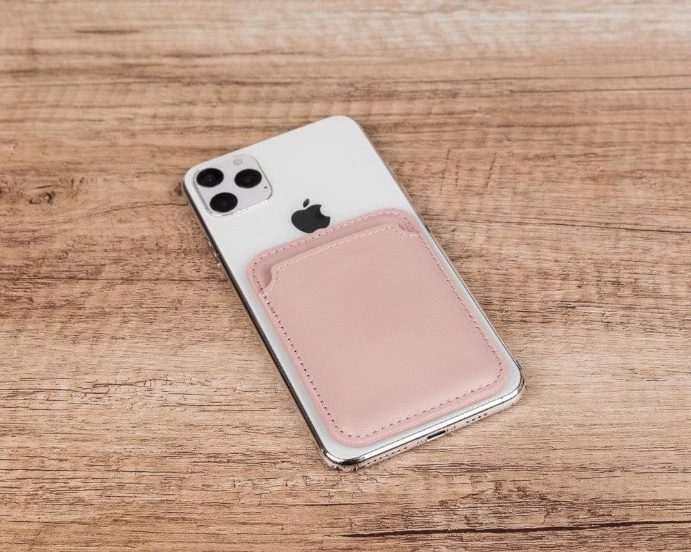 Maggy Leather Magnetic Card Holder - saracleather