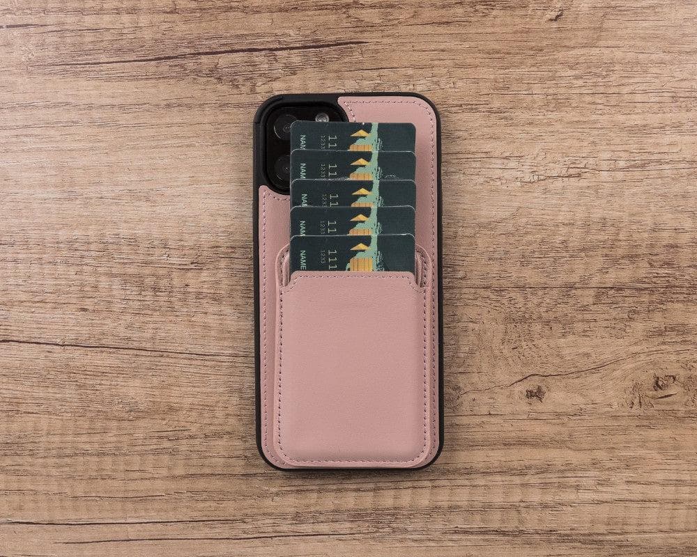 Maggy Leather Magnetic Card Holder - saracleather