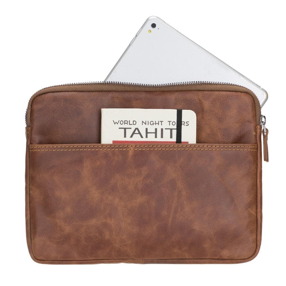 Awe Slim Leather Laptop / Tablet Bag - saracleather
