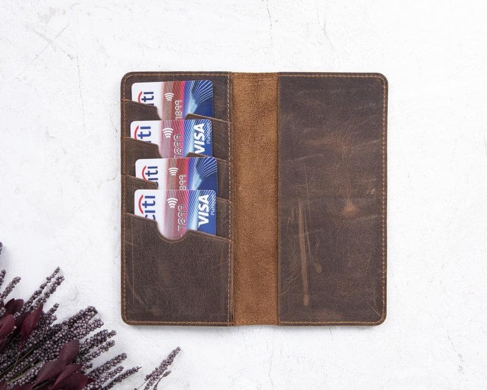 Checkbook Leather Wallet - saracleather