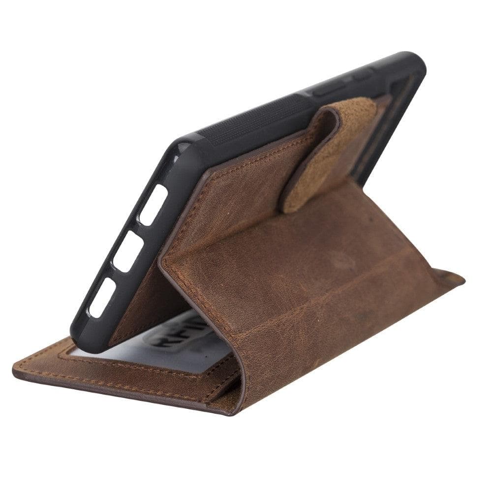 Magic Google Pixel 6 Pro Detachable Leather Wallet Case - saracleather