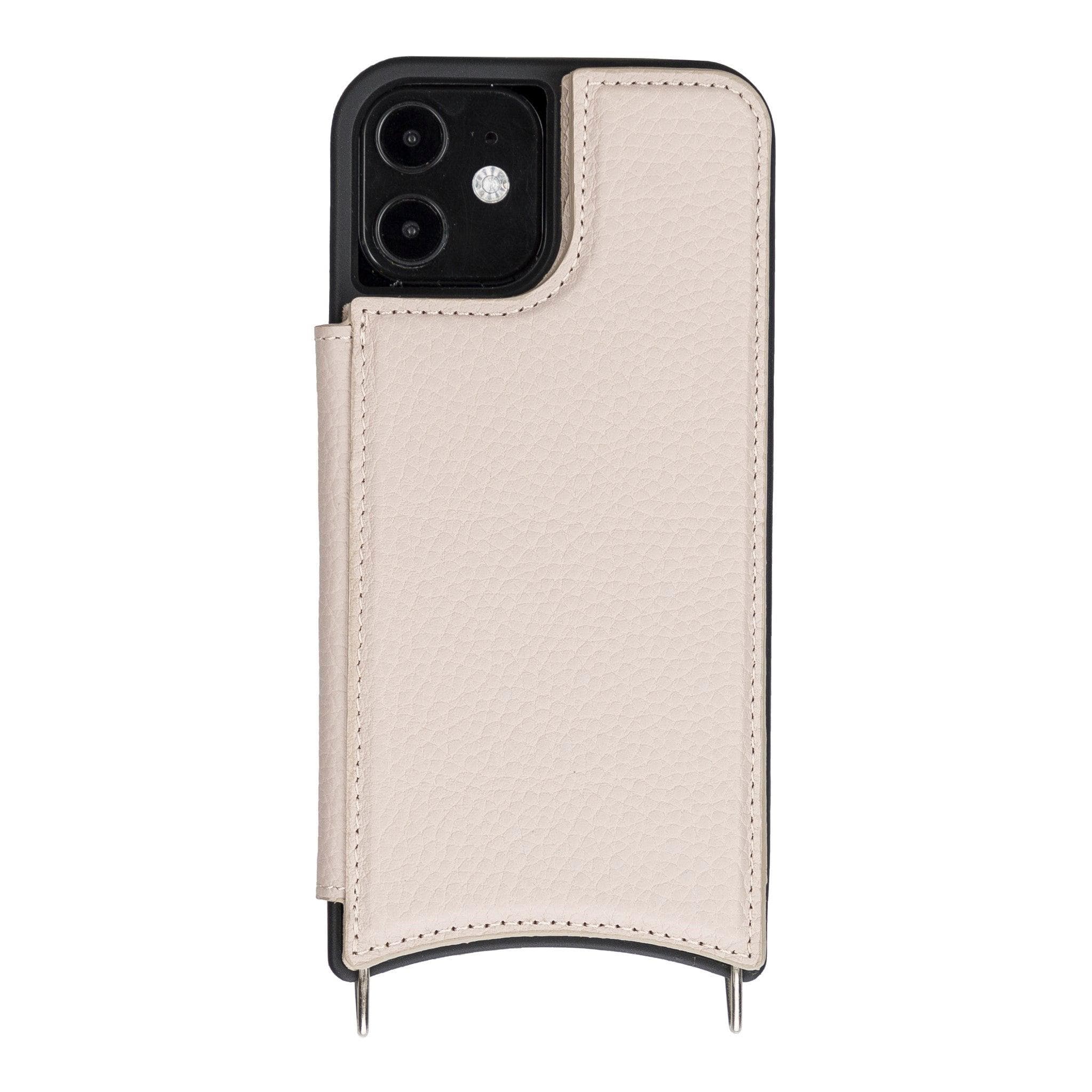 Saff iPhone 12 Pro Max Leather Case with Shoulder Strap - saracleather