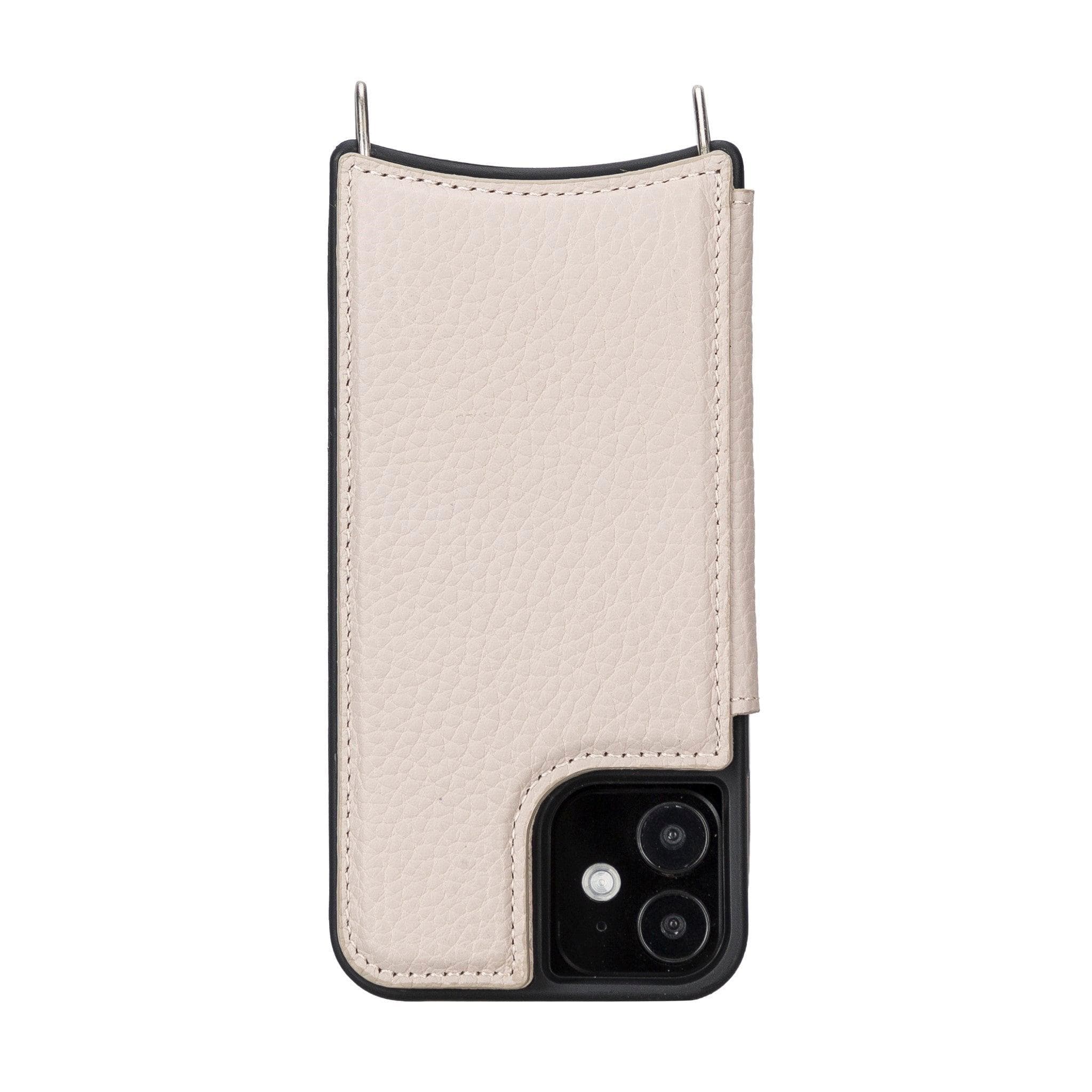 Saff iPhone 12 Pro Max Leather Case with Shoulder Strap - saracleather