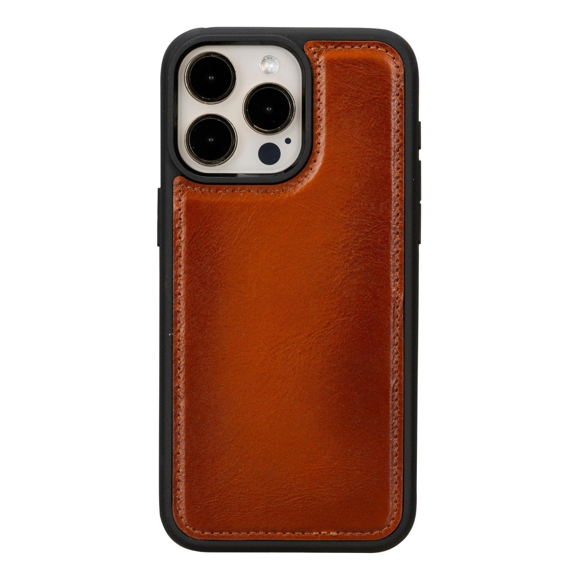 Magic iPhone 15 Pro Genuine Leather Detachable Wallet Case