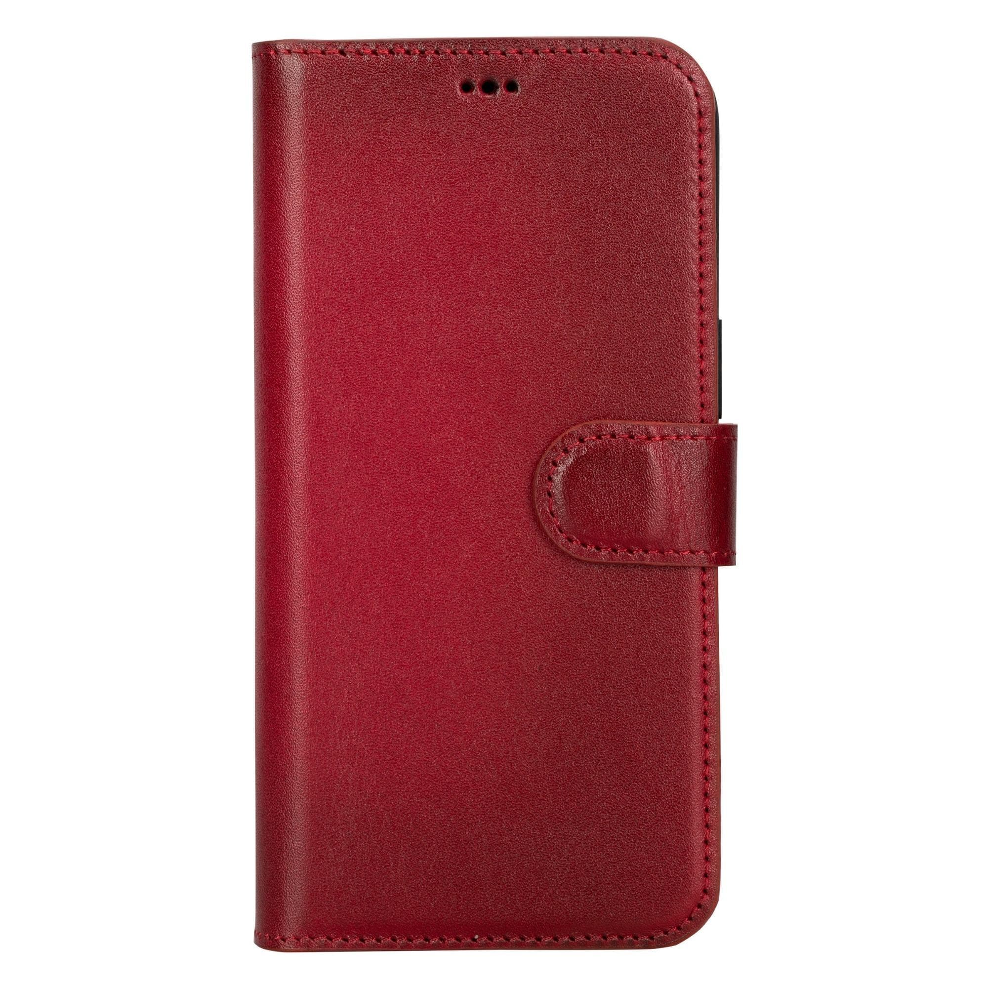 Magic iPhone 15 Pro Genuine Leather Detachable Wallet Case