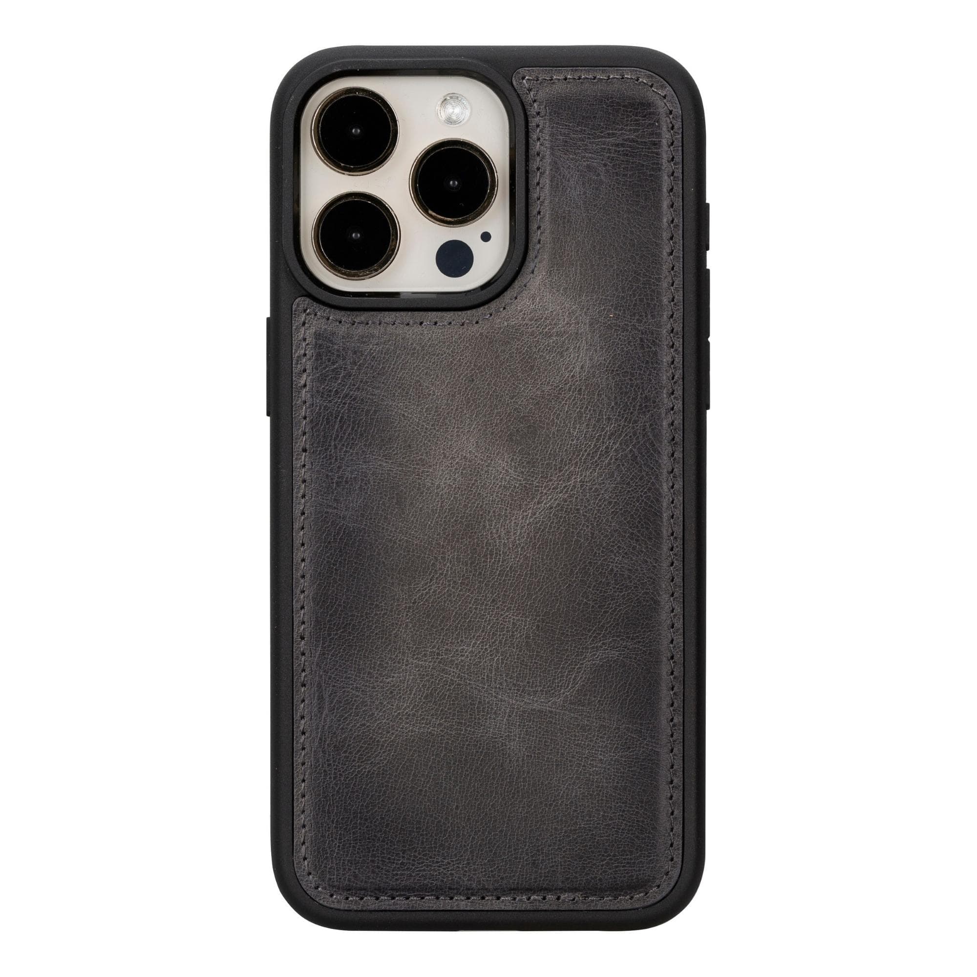 Magic iPhone 15 Pro Genuine Leather Detachable Wallet Case
