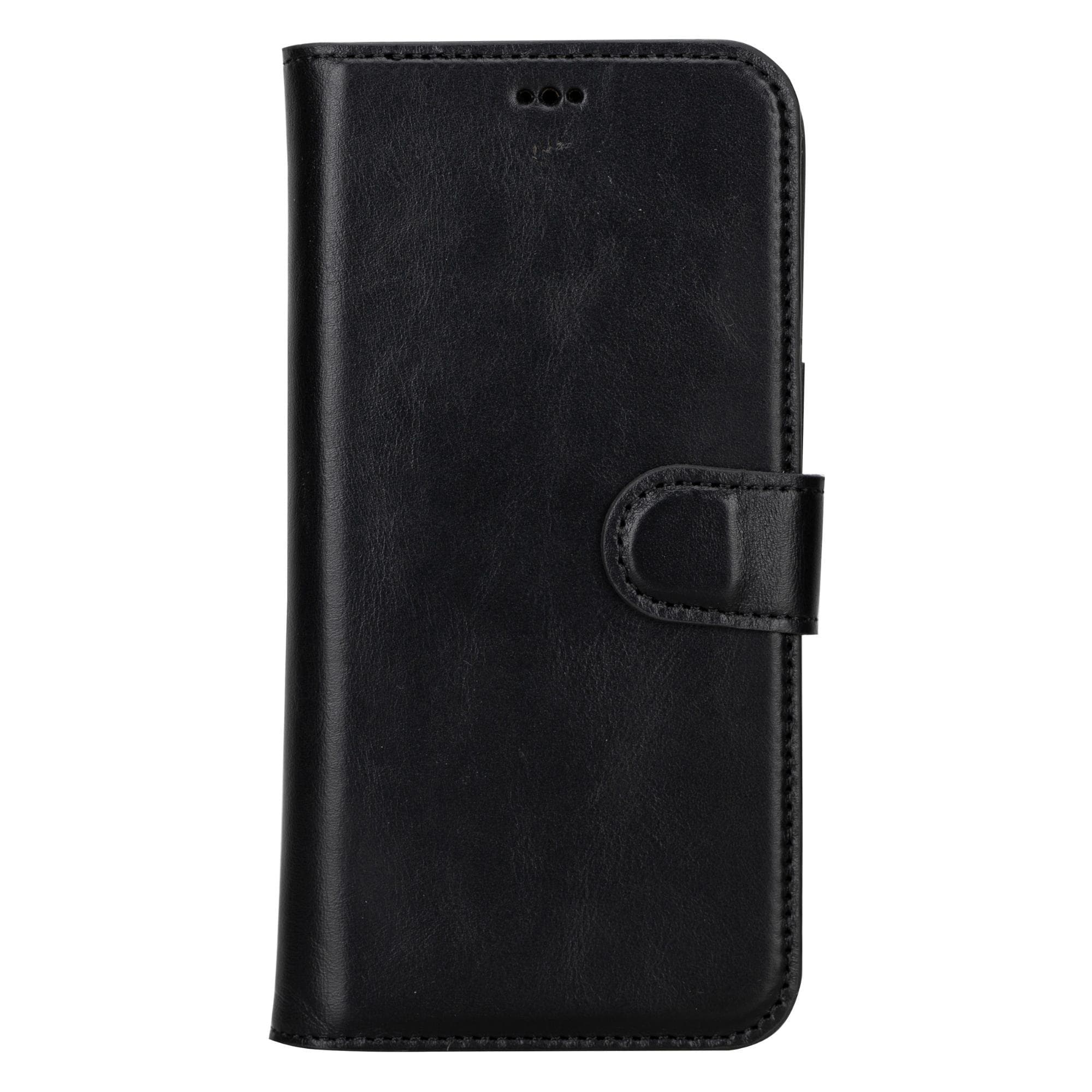 Magic iPhone 15 Genuine Leather Detachable Wallet Case