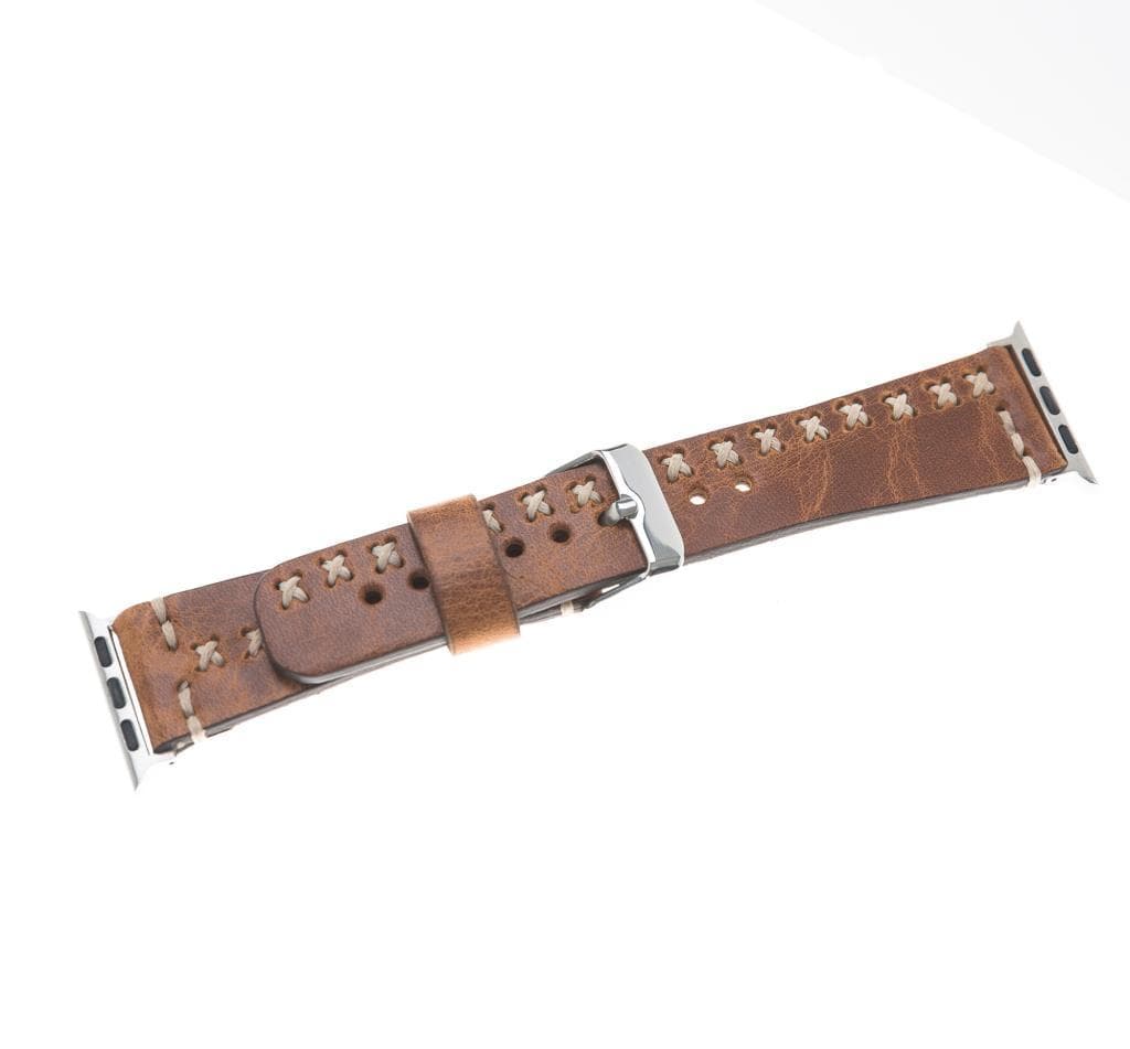Aqua Apple Watch Genuine Leather Band