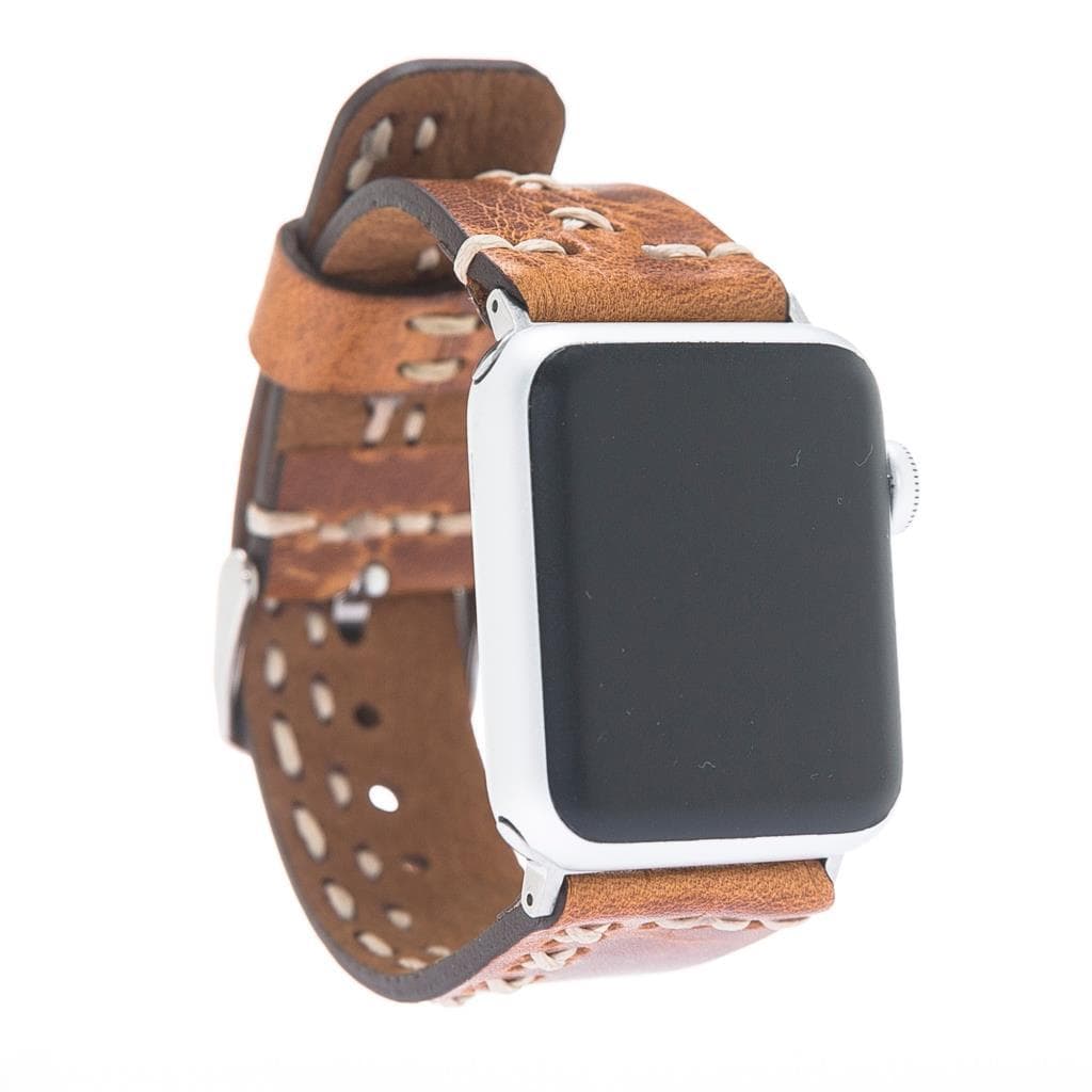 Aqua Apple Watch Genuine Leather Band