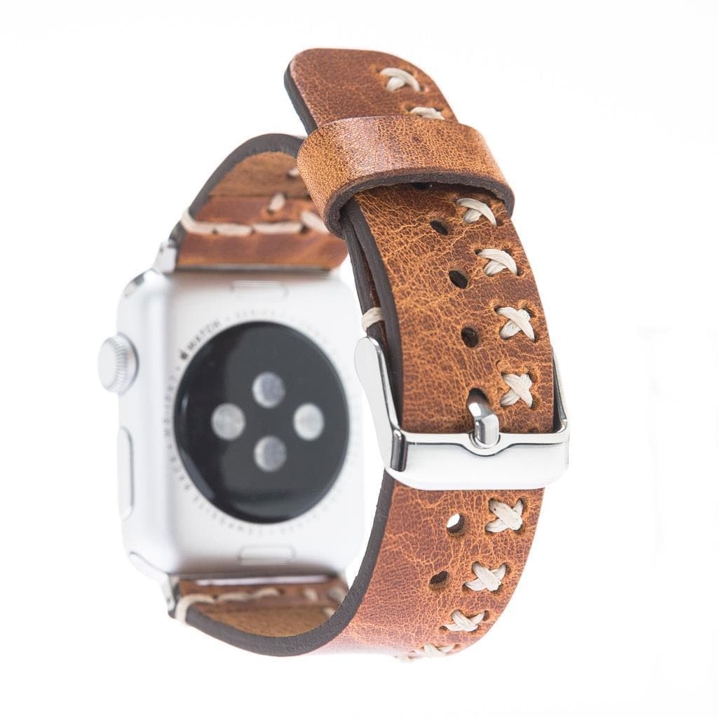 Aqua Apple Watch Genuine Leather Band