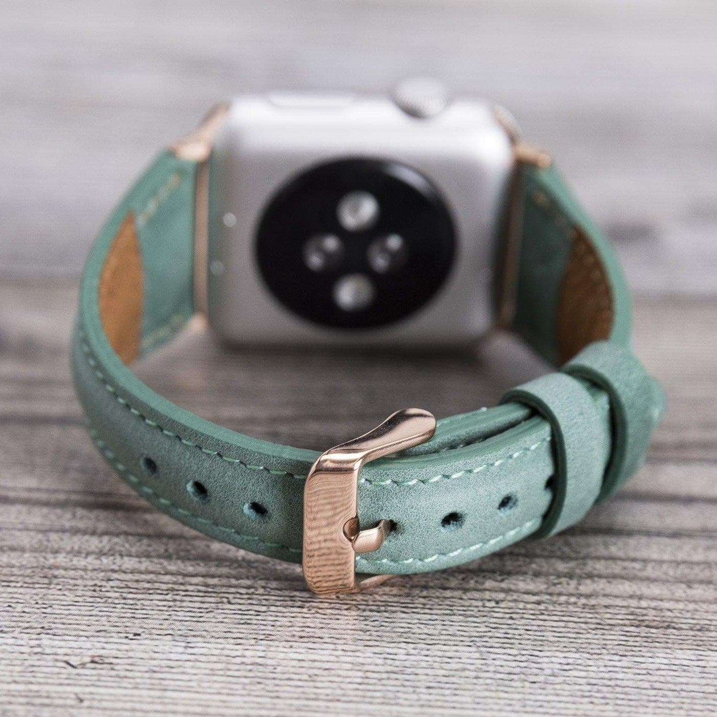 Slim Genuine Leather Apple Watch Band