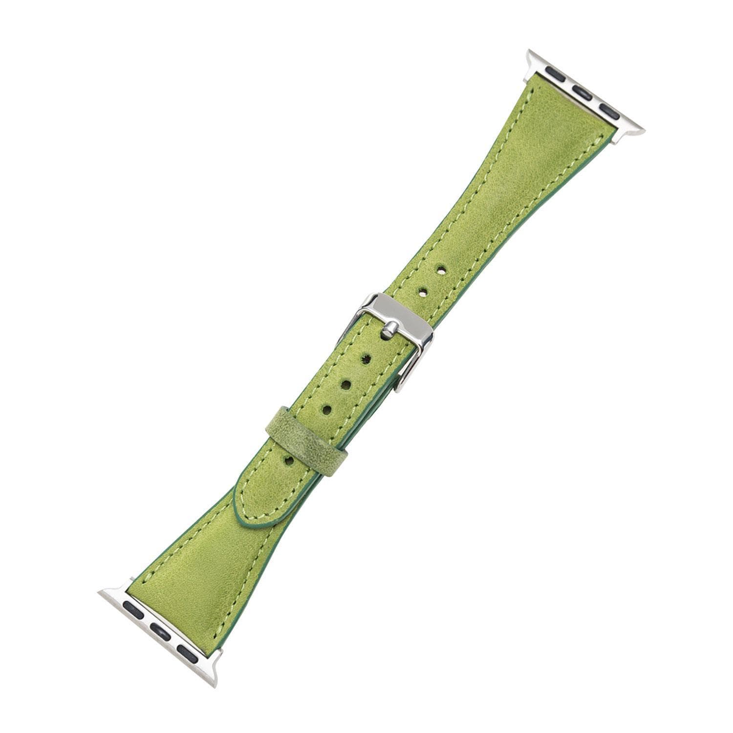 Slim Genuine Leather Apple Watch Band