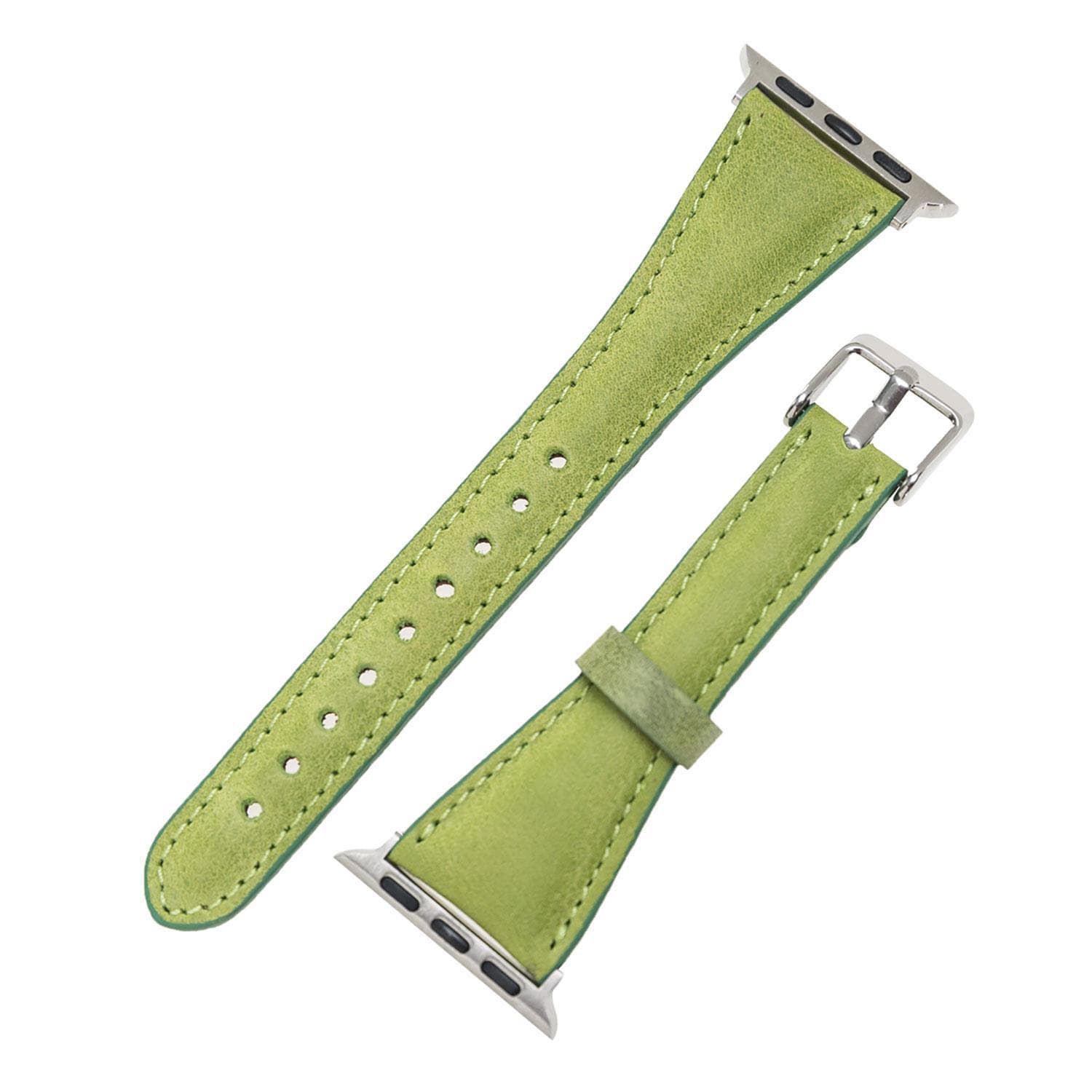 Slim Genuine Leather Apple Watch Band