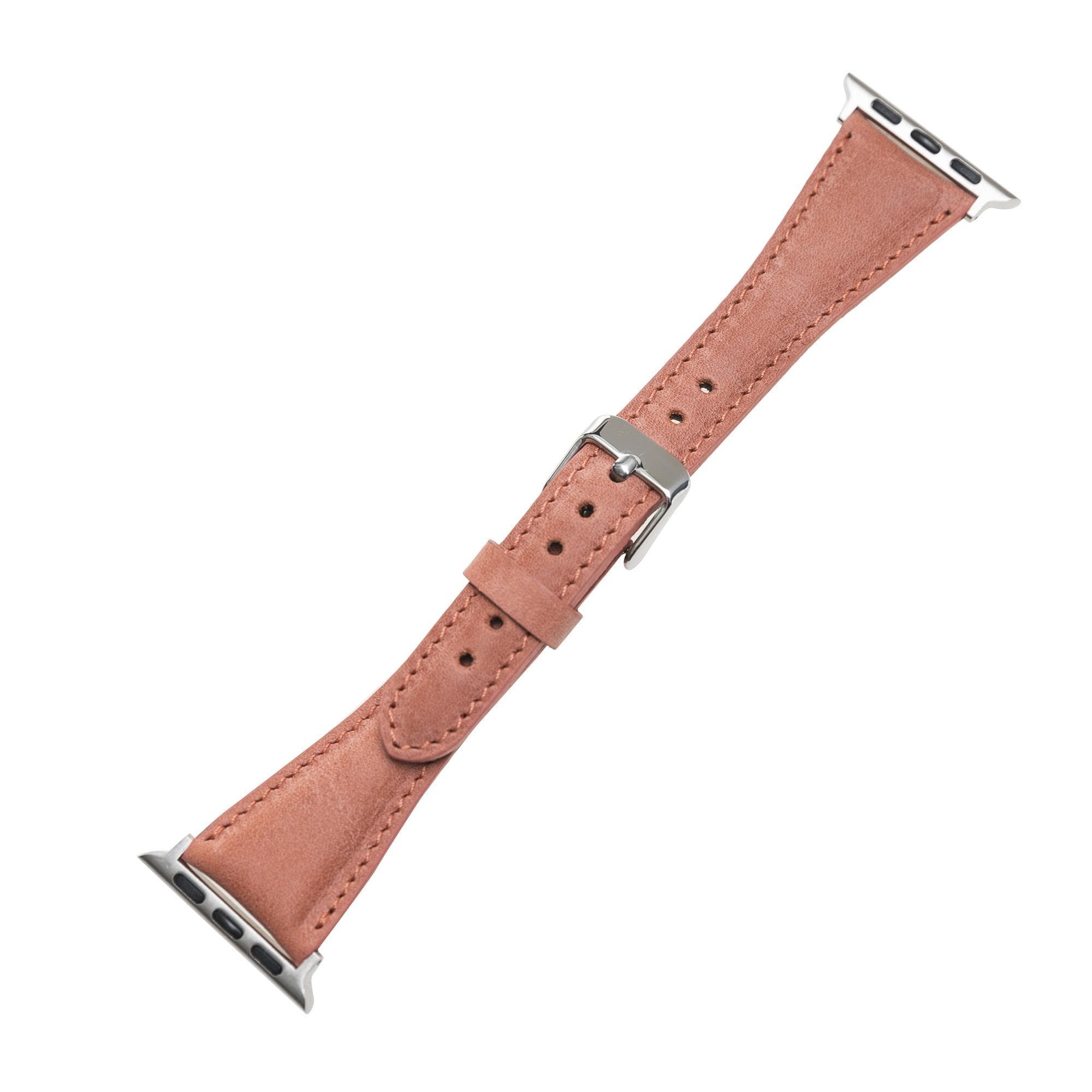 Slim Genuine Leather Apple Watch Band