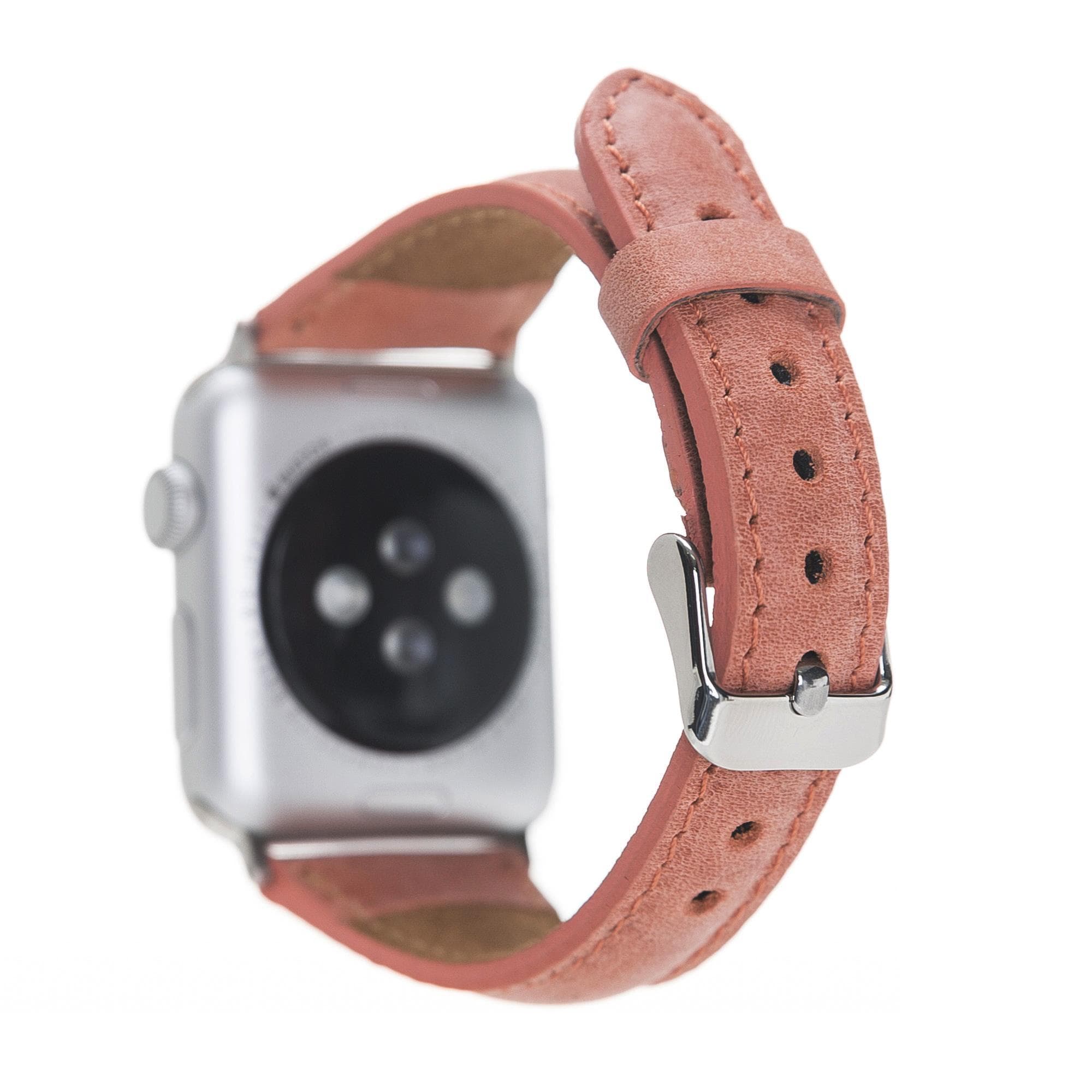 Slim Genuine Leather Apple Watch Band
