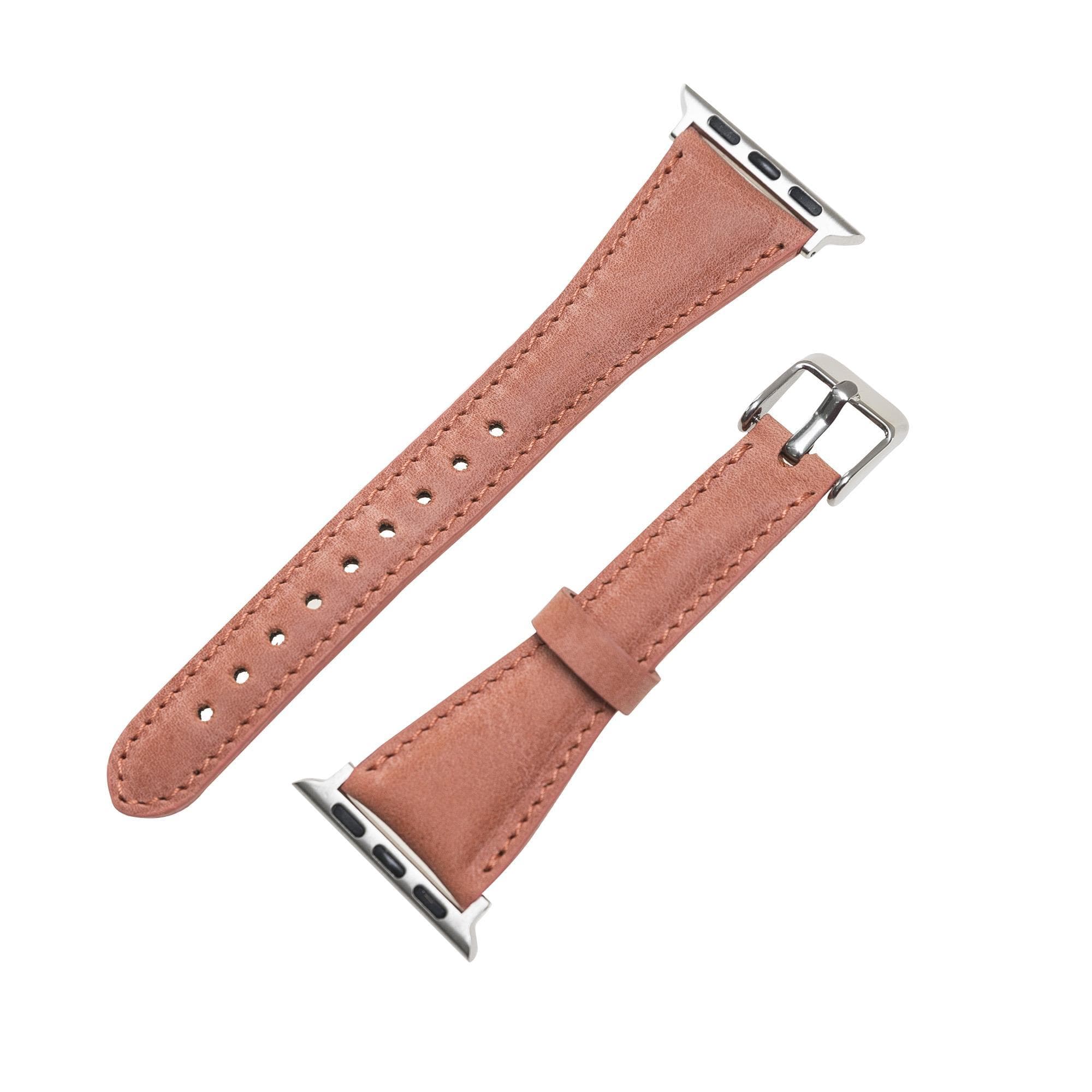 Slim Genuine Leather Apple Watch Band