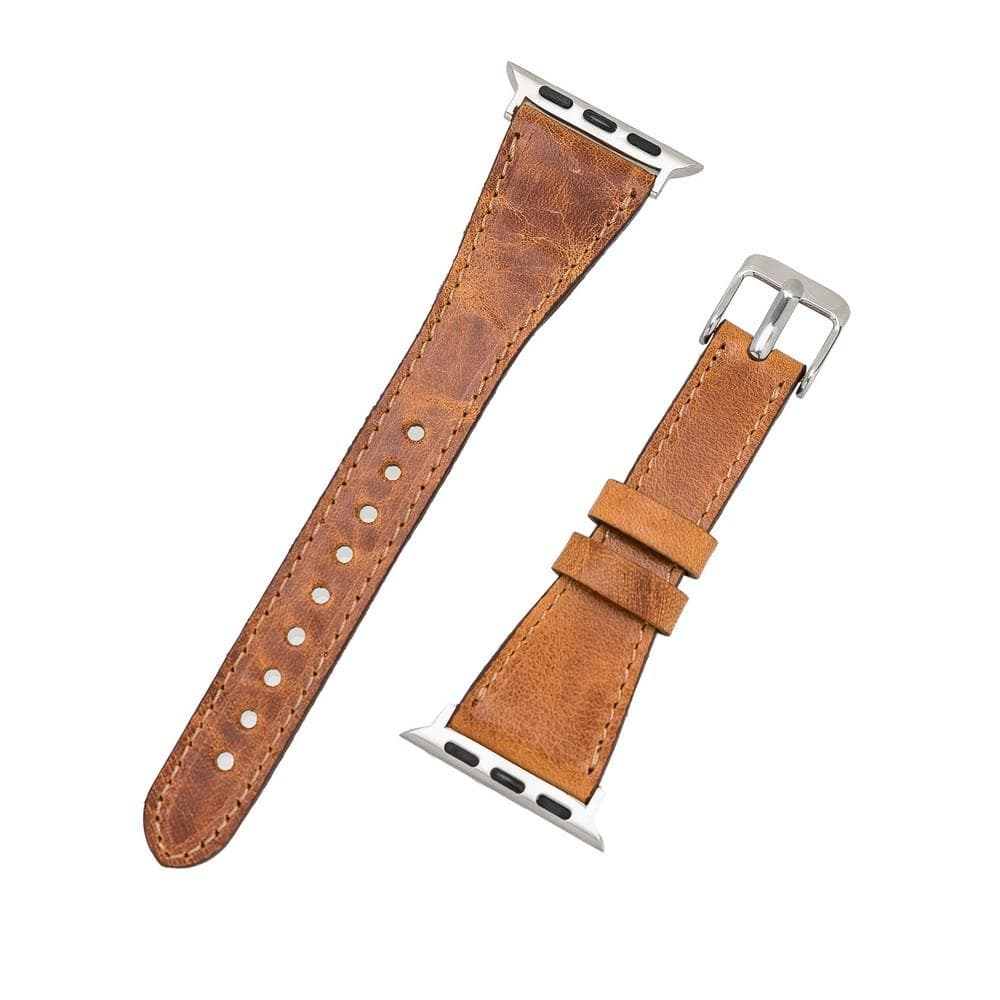 Slim Genuine Leather Apple Watch Band