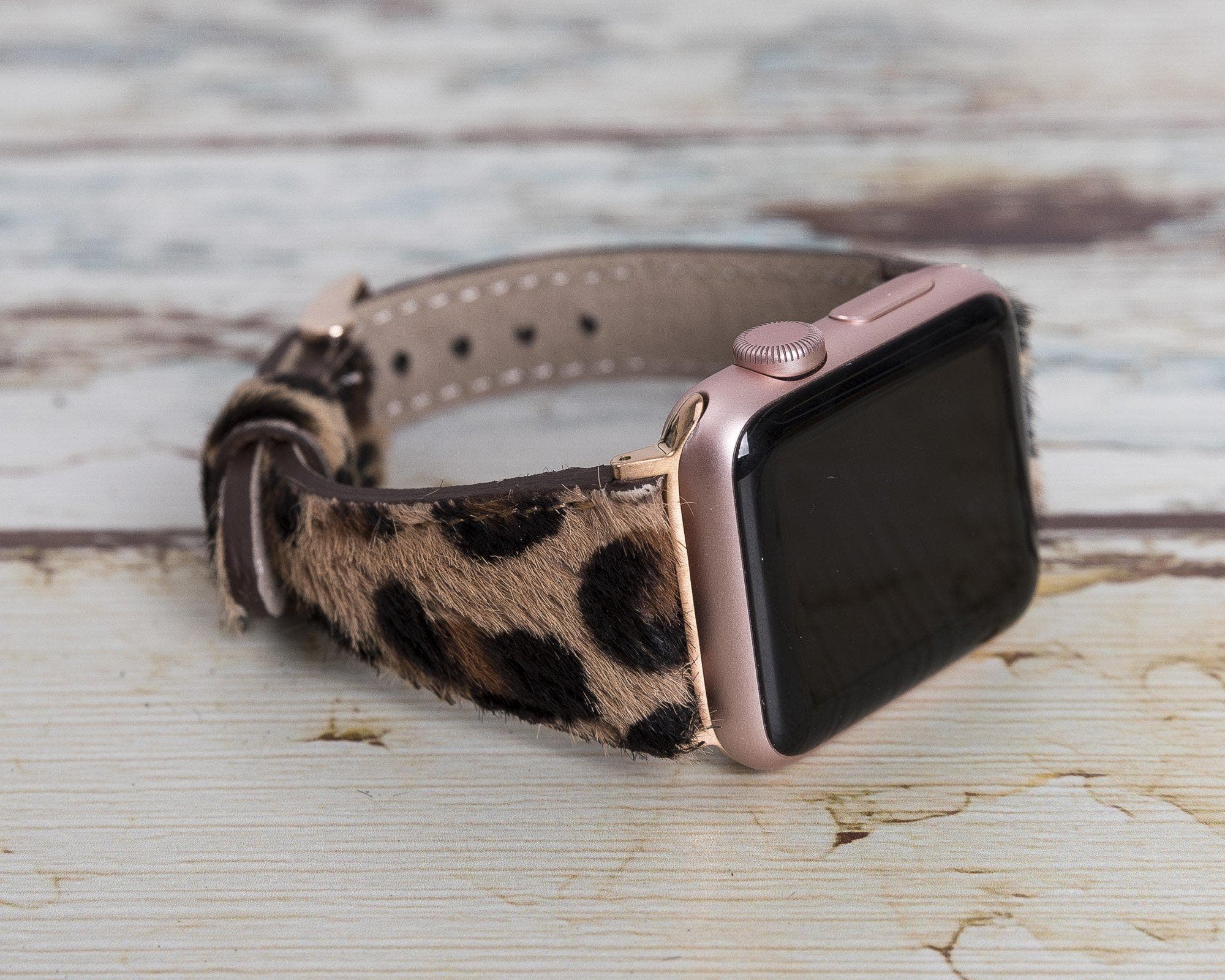 Slim Genuine Leather Apple Watch Band