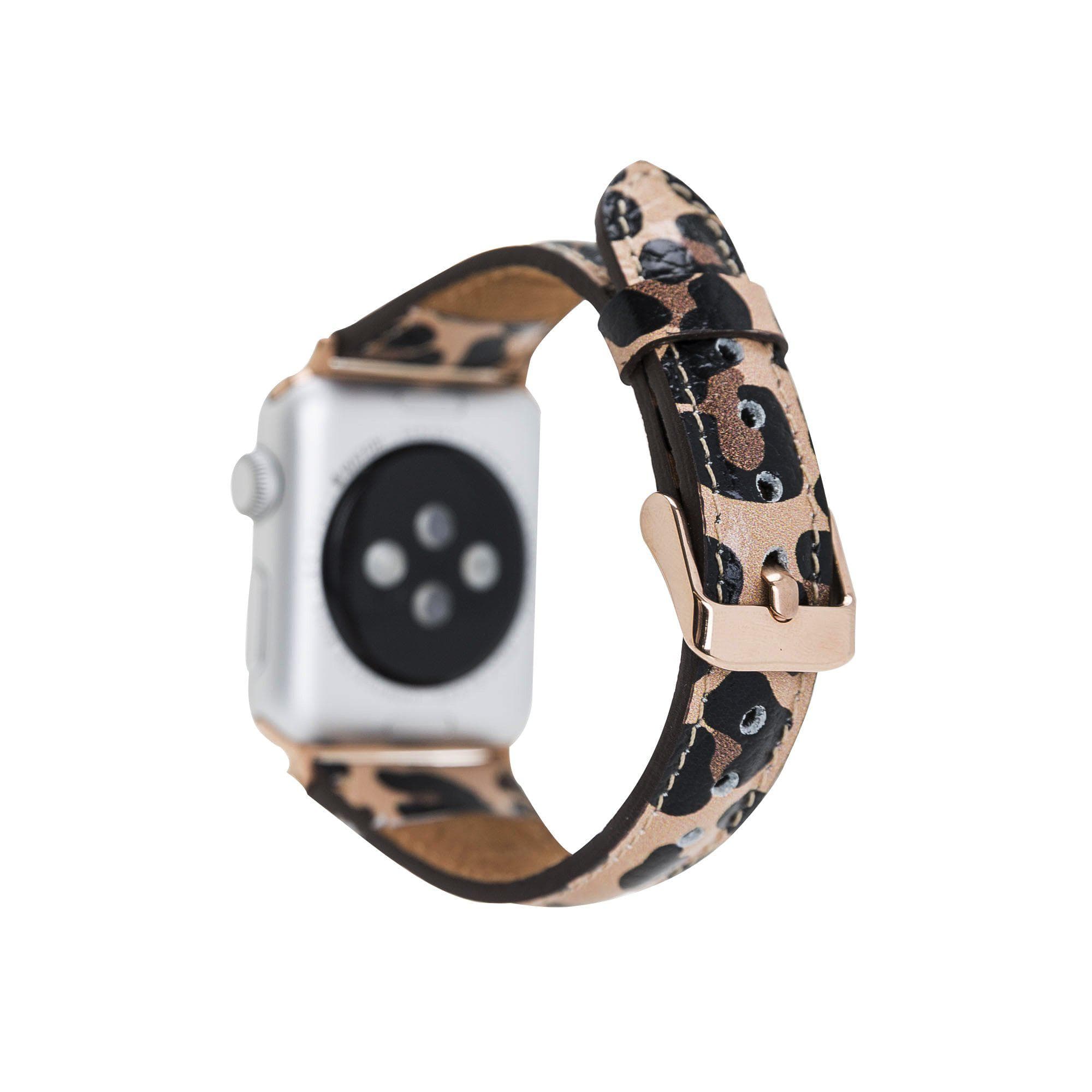 Slim Genuine Leather Apple Watch Band