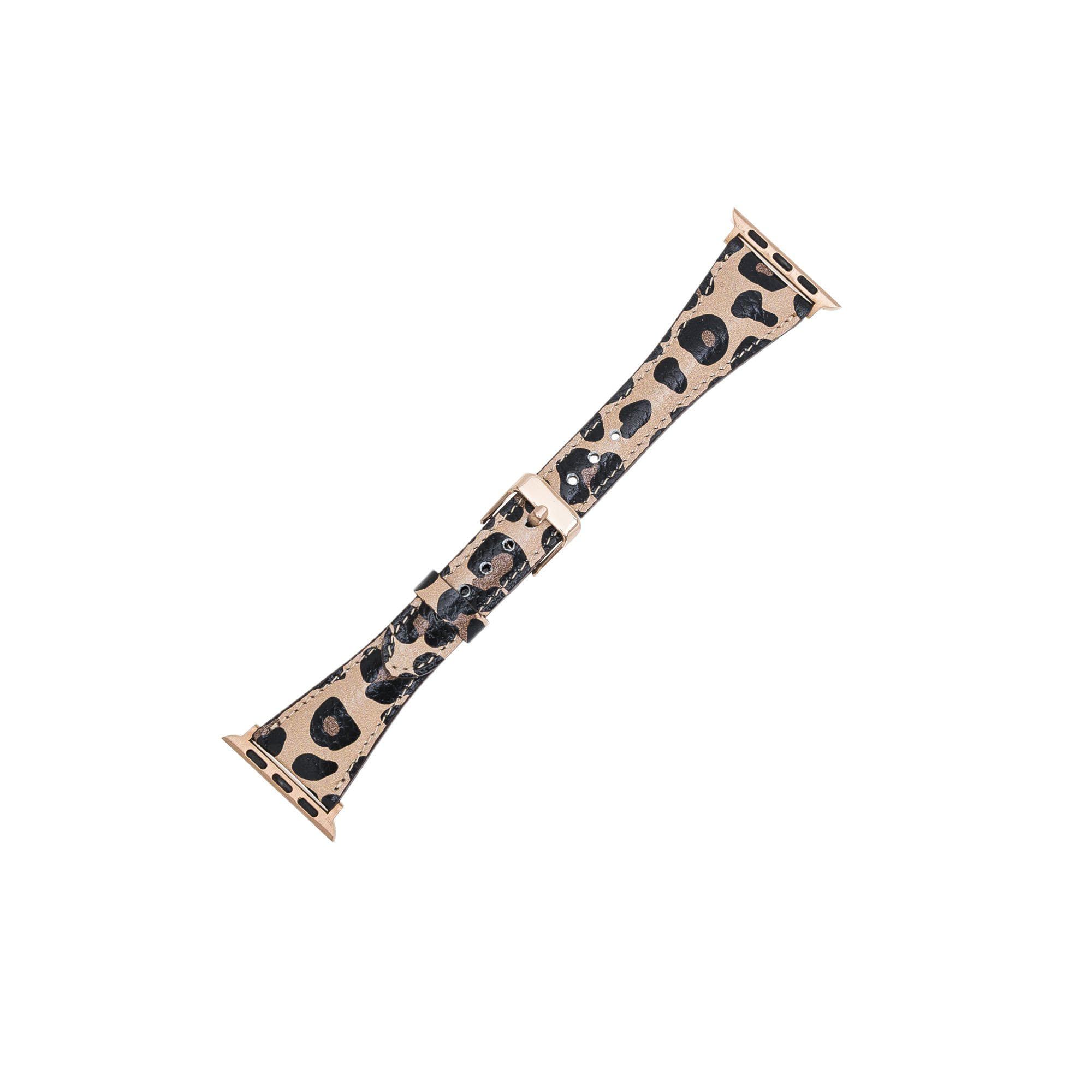 Slim Genuine Leather Apple Watch Band