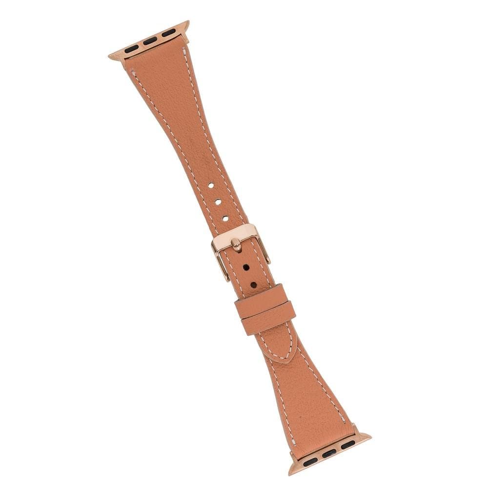 Slim Genuine Leather Apple Watch Band