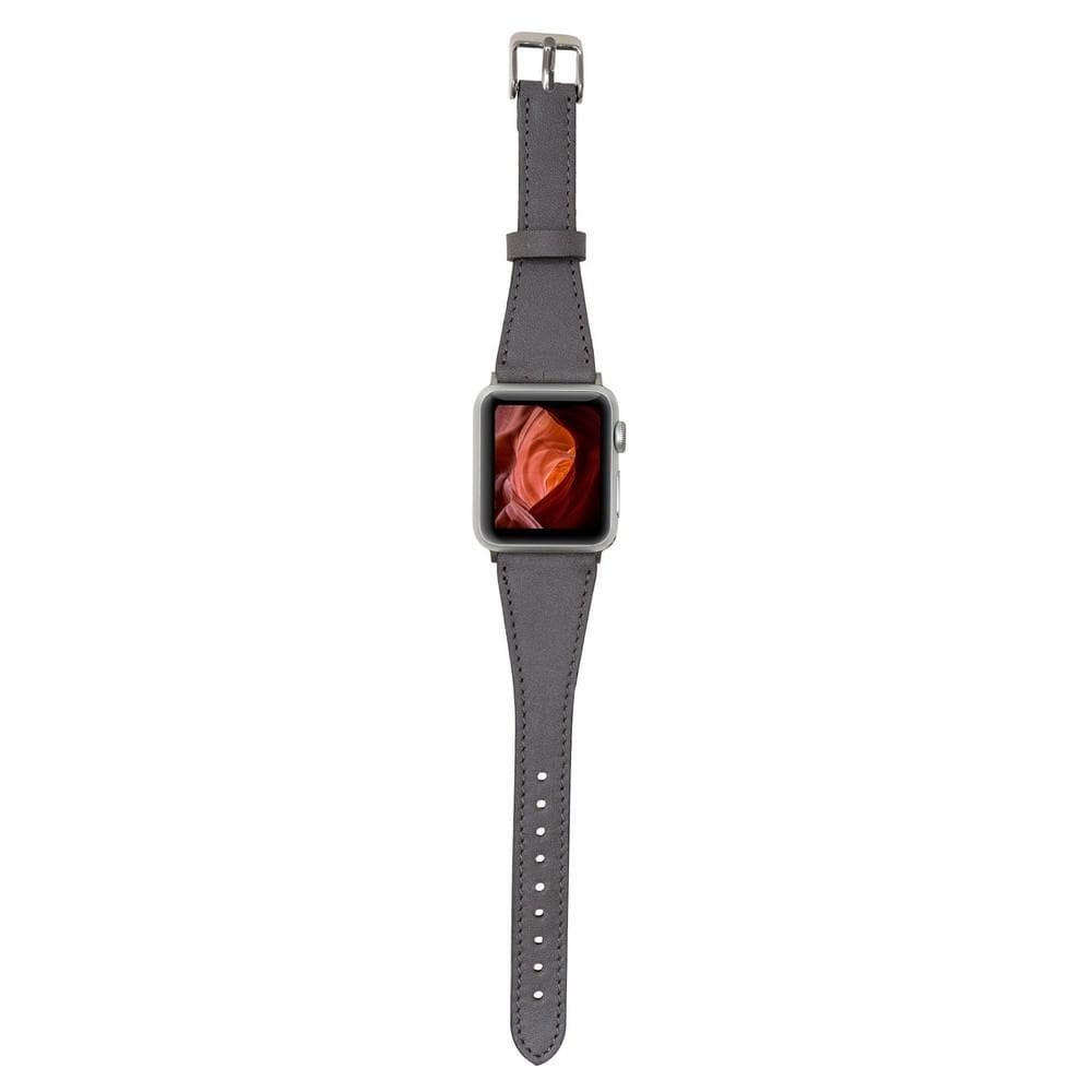 Slim Genuine Leather Apple Watch Band