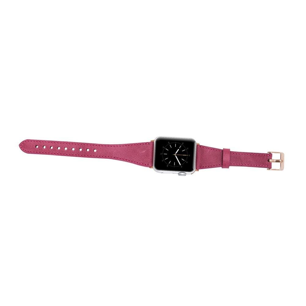 Slim Genuine Leather Apple Watch Band