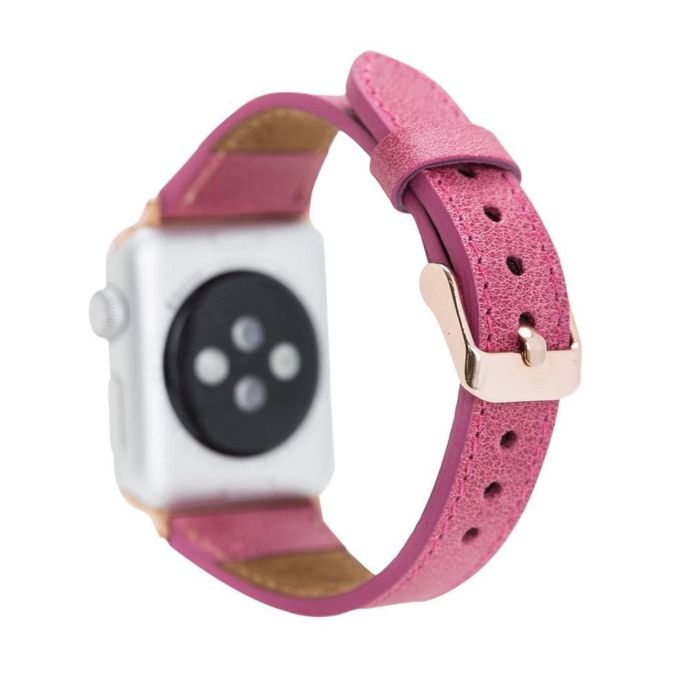 Slim Genuine Leather Apple Watch Band