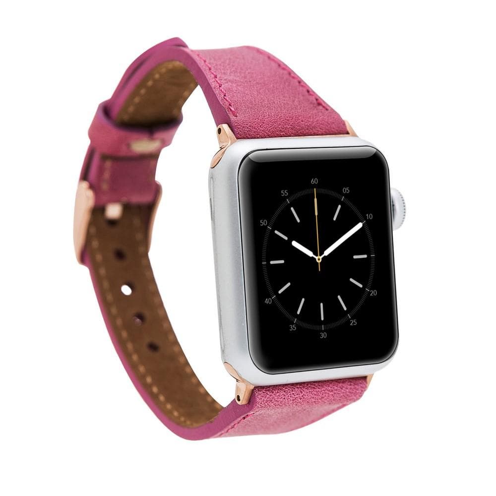 Slim Genuine Leather Apple Watch Band