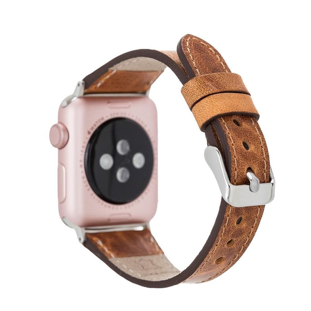 Slim Genuine Leather Apple Watch Band