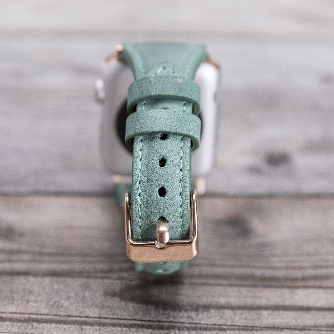 Slim Genuine Leather Apple Watch Band