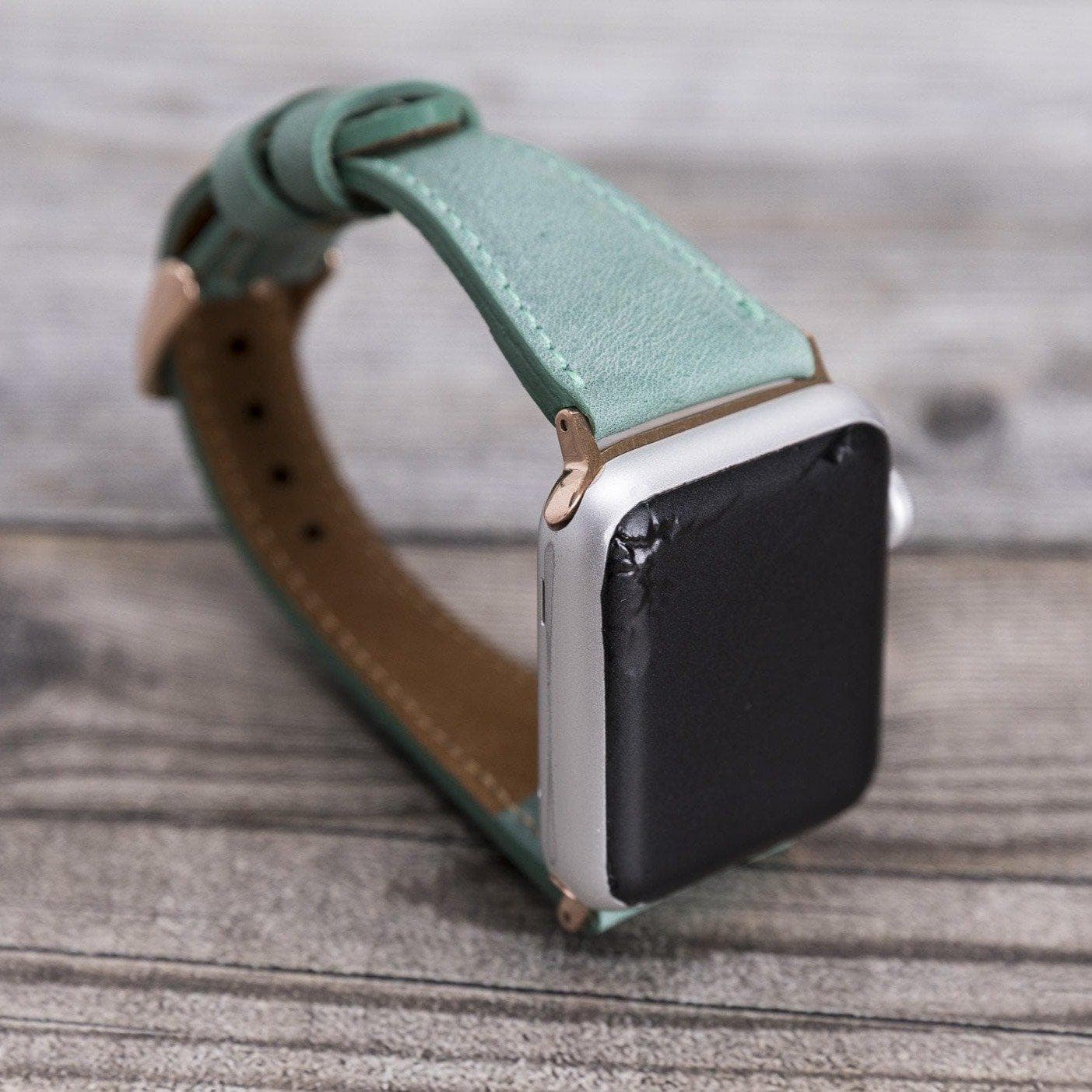 Slim Genuine Leather Apple Watch Band